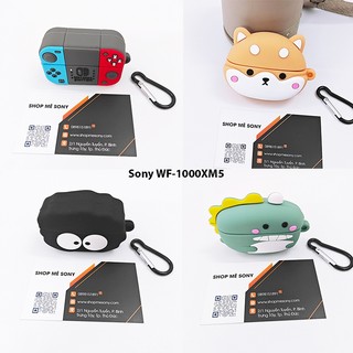 Sony wf-1000xm5 - case ốp chống sốc hoạt hình kèm móc