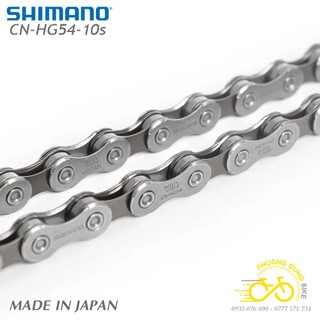 Xích sên xe đạp SHIMANO Deore CN HG54 10 speed - Hàng chính Hãng