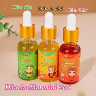 Sét Dầu Ăn Dặm HAKU KID Giúp Tăng Chiều Cao Cho Bé Từ 6m+, Gia Vị Ăn Dặm Cho Bé Nguyên Liệu 100% Hạt Tự Nhiên