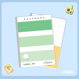 Lốc 10 vở kẻ ngang có chấm haplus 120 trang colour 6461 - định lượng 70gsm