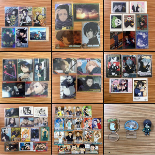 Card anime jujutsu kaisen, kimetsu no yaiba, hero academia, bluelock, haikyuu…