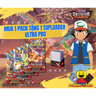 Thẻ bài Pokemon chính hãng Obsidian Flames - 1 túi 10 thẻ