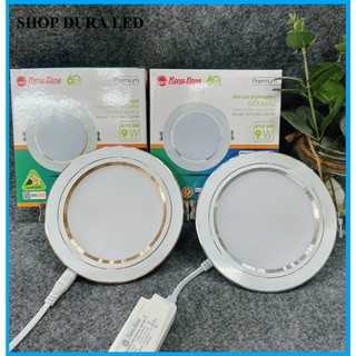 Đèn led âm trần downlight đổi màu 3 chế độ rạng đông 7w /9w/ 12w at10 đm