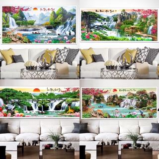 Tranh đính đá phong cảnh,tranh chưa đính đá