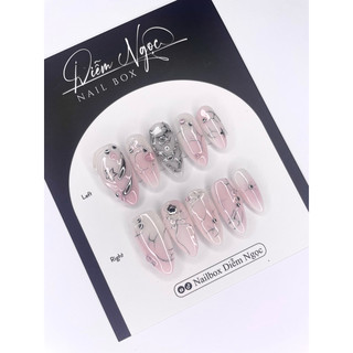 95 Nailbox thiết kế loang hồng sang chảnh