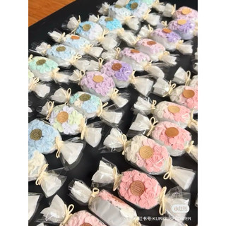 Bó hoa kẹo len handmade mini