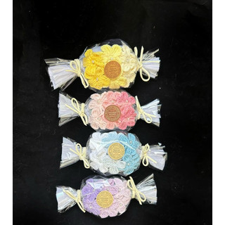 Bó hoa kẹo len handmade mini