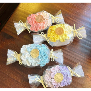 Bó hoa kẹo len handmade mini