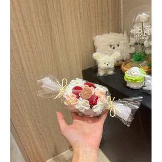 Bó hoa kẹo len handmade mini