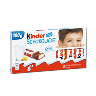   HN Socola sữa Kinder thanh 100g  8 chiếc - sku079 