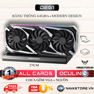  Dock eGPU Oculink DEG1 Minisforum Thiết bị kết nối CARD VGA rời, có hỗ trợ cổng NVME WIFI