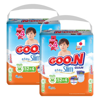 Bỉm quần goon slim m52+4/l46+4/xl44+4