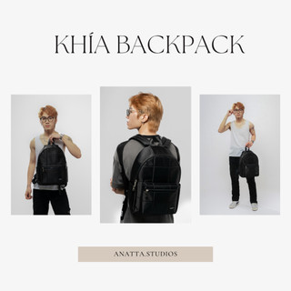 [Đang Restock] - Combo A1 -  Balo Khía + Túi Pouch - Laptop 14 inch