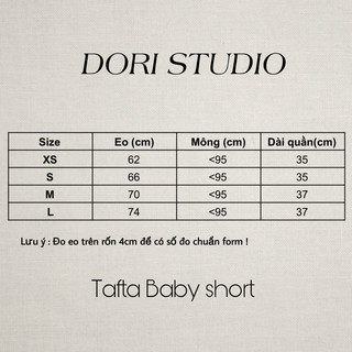 DORI STUDIO - Quần tafta Baby