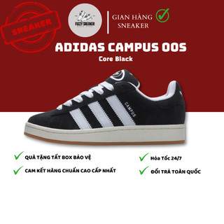 Giày adidas campus 00s black cloud white vintage full box tặng tất size 36-43