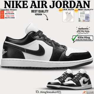 Giày air_jordan 1 low white black 2024 chính hãng - bản cao cấp nhất | fullbox đầy đủ phụ kiện-mới100%