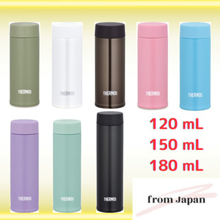 Small capacity model] thermos water bottle vacuum insulated pocket mug 120ml khaki joj-120 kki