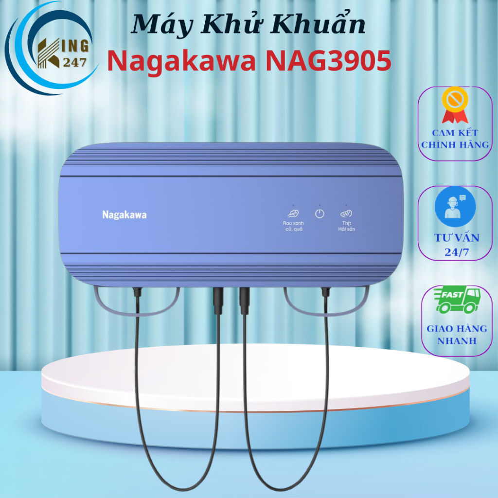  Máy khử khuẩn thực phẩm Nagakawa NAG3904 NAG3905 khử khuẩn đồ chơi trẻ em đồ dùng gia đình 