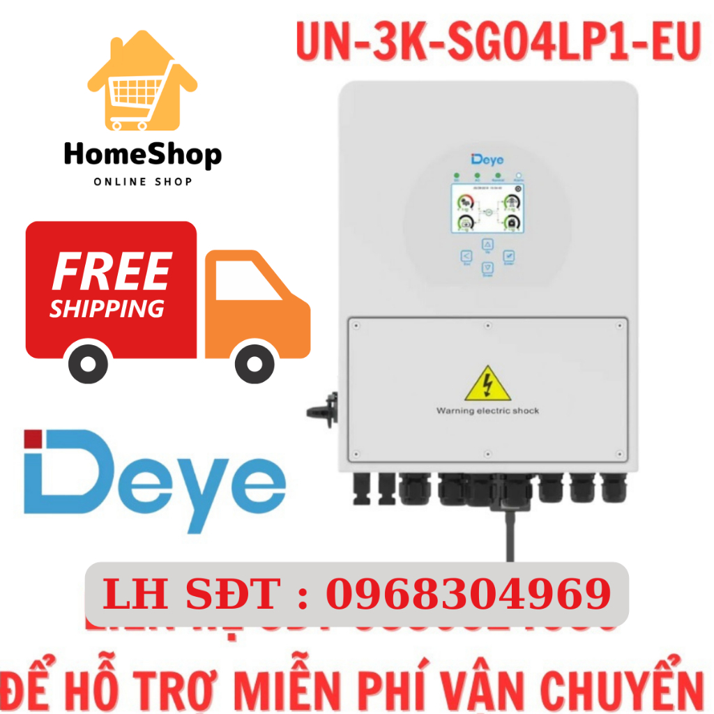 Biến tần Hybrid Deye 3KW SUN-3K-SG04LP1-EU