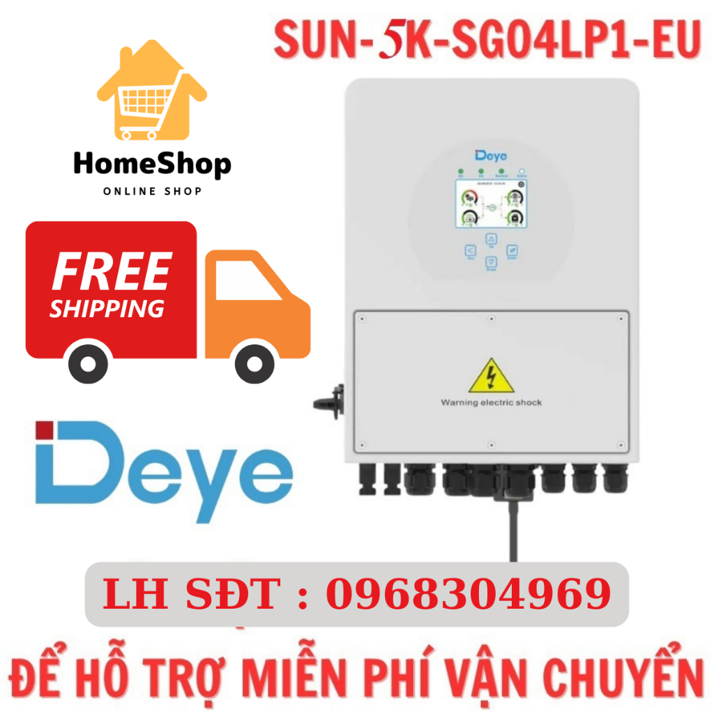 Biến tần Hybrid Deye 5KW SUN-5K-SG04LP1-EU