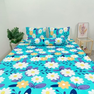 Bộ ga gối,drap giường 4 món (1 ga+2 vỏ gối nằm+1 vỏ ôm)thun lạnh Hàn Quốc