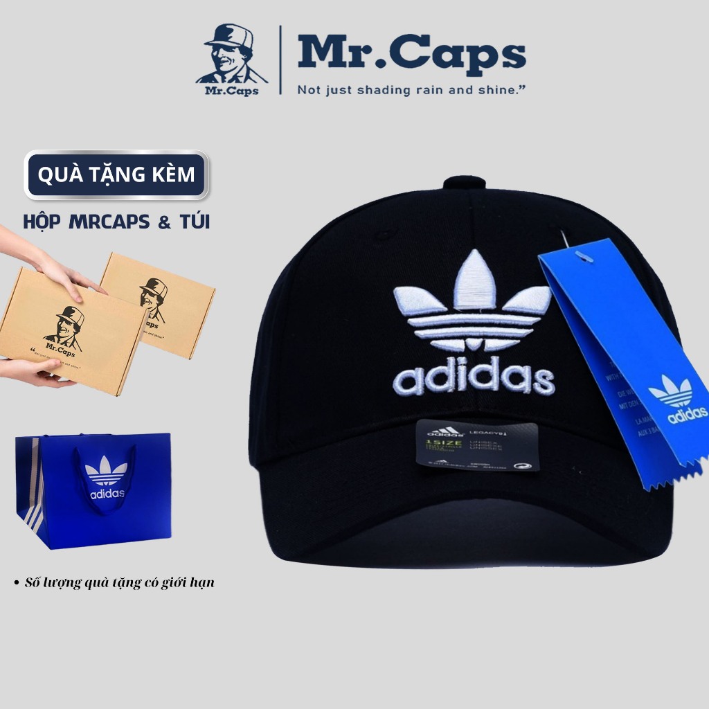 Mũ lưỡi trai Adi.das Full Box [Hộp + Túi] - Nón kết lưỡi trai thể thao chính hãng phong cách unisex MrCaps ADD01 | BigBuy360 - bigbuy360.vn