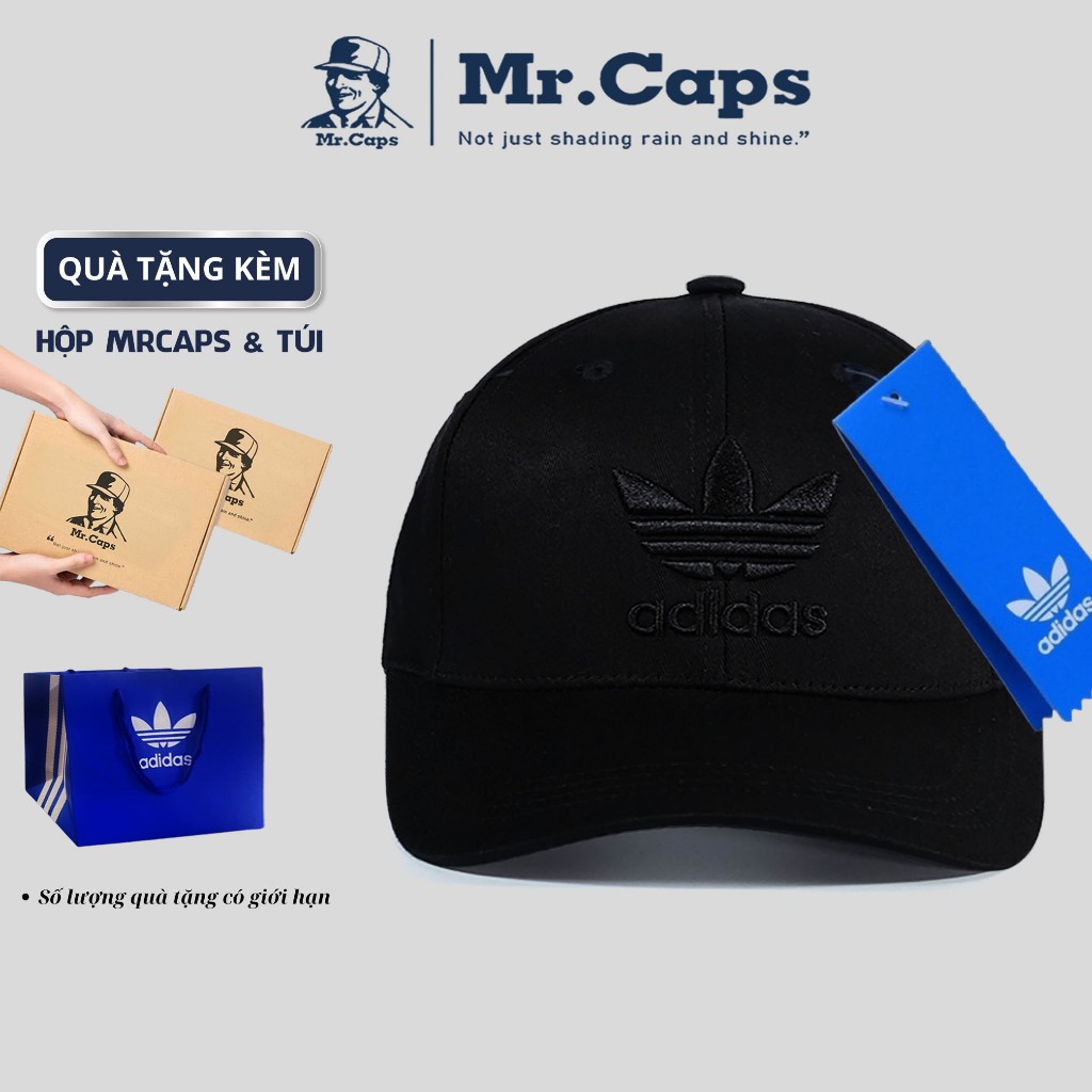 Nón lưỡi trai Adidas Full Box [Hộp + Túi] - Mũ nam nữ lưỡi trai form unisex cao cấp Mrcaps ADD01