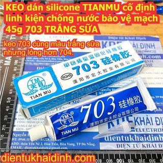 KEO DÁN TIANMU 705 45g, cố định linh kiện điện tử, cách điện, cách nhiệt kde3998