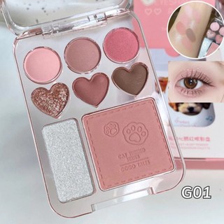 Phấn mắt má hồng highlight gogo tales stick sweet heart #gt609