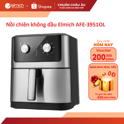 Nồi chiên không dầu Elmich AFE-4023951 - 8,3lit
