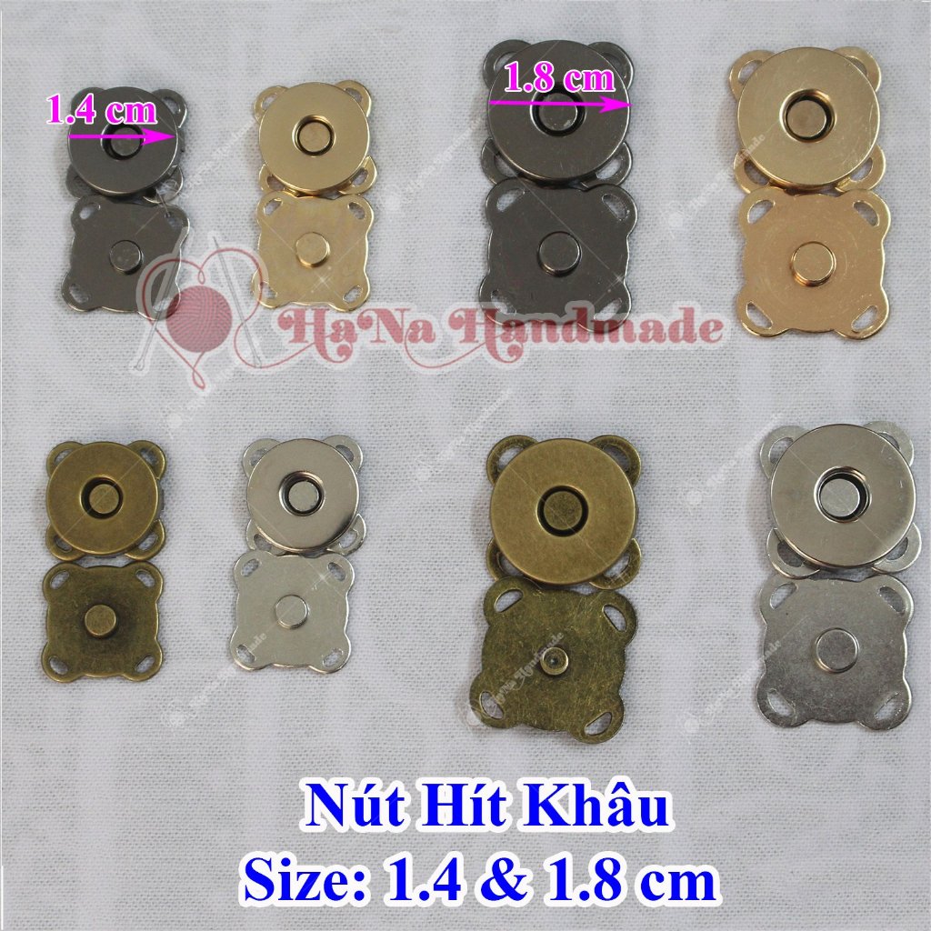 Nút hít khâu 1.4cm và 1.8cm