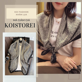 Khăn choàng lụa cao cấp, khăn lụa khổ 90x90cm thơi trang công sở