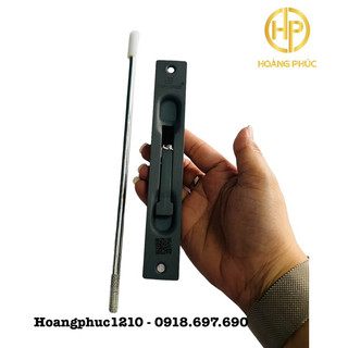 Chốt âm TPR cửa nhôm / sắt màu xám Xingfa kèm ty