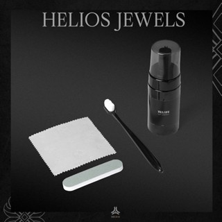 Nước rửa bạc dạng bọt HeliSilver - dung dịch làm sáng trang sức bạc xi đen Helios Original