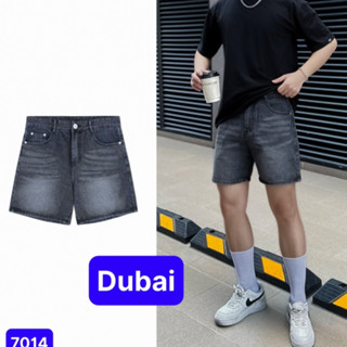 QUẦN SHORT JEANS NAM WASH MÀU RETRO SOOC JEANS DÀY DUBAI, QUẦN ĐÙI BÒ RÁCH NAM TRÊN GỐI HOT TREND 2024 - DUBAI FASHION