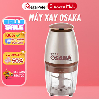 Máy Xay Đa Năng Osaka Nắp Đồng Chính Hãng Nhật Bản, Công Suất 350W, Máy Xay Sinh Tố Cầm Tay, Máy Xay Thịt Mini Cao Cấp