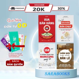 Sách - Vua bán hàng, quy luật sản phẩm bán chạy, 168 ý tưởng vàng cho marketing, châm ngòi cuộc chiến bán lẻ Bizboo
