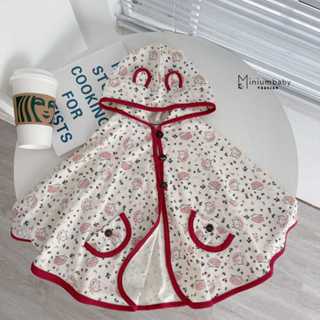 Xả kho - Áo choàng chống nắng cho bé, áo choàng cản gió giữ ấm cho bé kiểu cánh dơi mặc đi xe đồng giá Miniumbaby ACCD