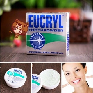 Kem Đánh Trắng Răng Eucryl Toothpaste 62g Bột Trắng Răng Eucryl