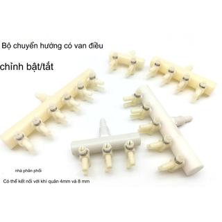 Van nhựa chia oxi có khóa cho hồ cá - van chia oxy