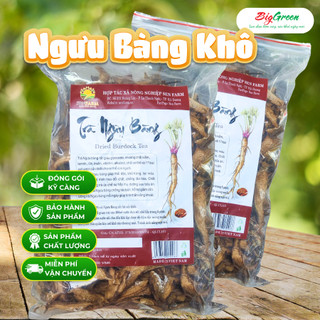Ngưu bàng khô - trà ngưu bàng khô gói 500g - senfarm