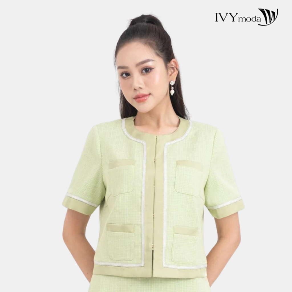 Áo kiểu Ladies nữ IVY moda MS 61M8442