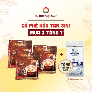 Combo 3 gói An Thái Túi 50 được tặng Cà phê hạt rang Blend 250 gram