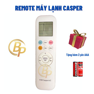  Remote Điều khiển điều hòa Casper 1 & 2 chiều Inverter- Remote máy lạnh Casper 
