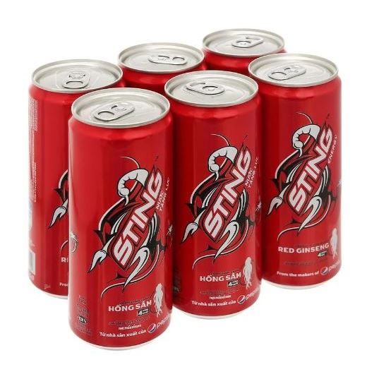 Lốc 6 lon STING 320ml/lon