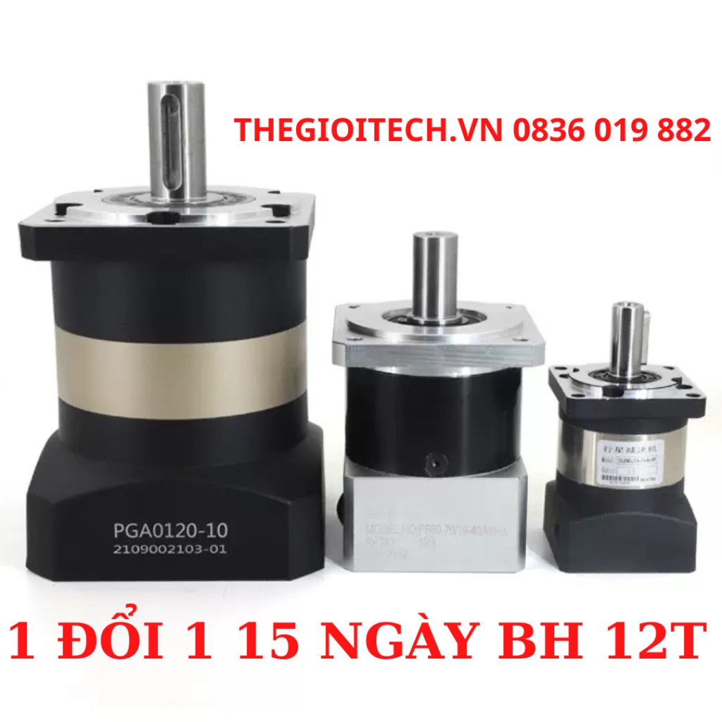 Hộp số bánh răng hành tinh zise 57 60 80 86 (Động cơ servo step mặt bích 57mm 60mm 80mm 86mm) 57PX 60PX 86PX PLF90 86PXW - PLF57 VAO 8 RA 14 - 1:15 (PX 1/16)