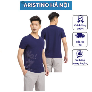 Áo thun nam ARISTINO họa tiết trẻ trung ats004s9 -slim- 3 màu