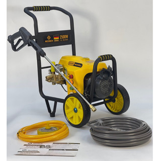 Máy rửa xe công nghiệp mo2500pre cao áp động cơ lõi đồng ty sứ - dây cao áp 15m, chuyên dùng tiệm rửa xe tải
