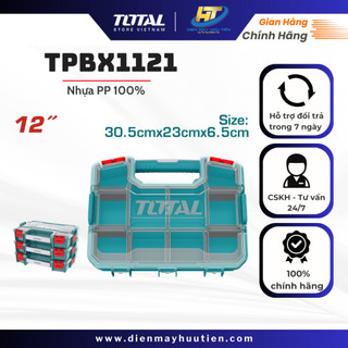 Hộp đựng linh kiện dụng cụ, hộp đựng đồ nghề total tpbx1121