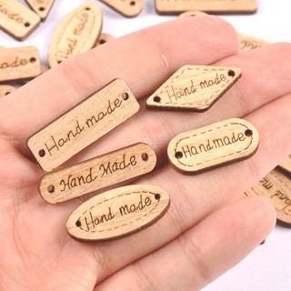 [NHIỀU MẪU MỚI VỀ] tag gỗ chữ handmade [nguyên liệu thủ công, scrapbook]